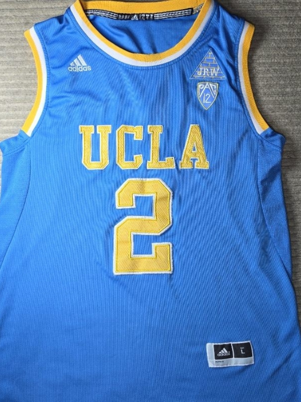 Lonzo Ball #2 UCLA Bruins Jersey Adidas Men's Large Stitched NCAA PAC 12 JRW